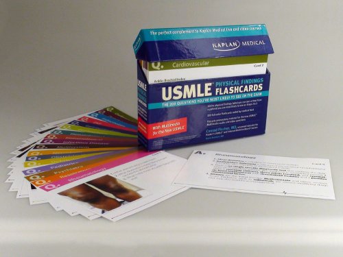 Kaplan Medical USMLE Physical Findings Flashcards: The 200 Questions You're Most: For Steps 2 & 3