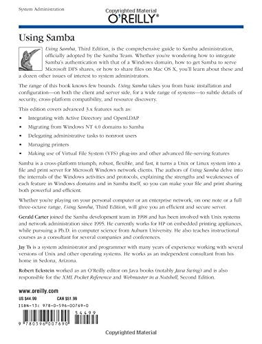 Using Samba: A File & Print Server for Linux, Unix & Mac OS