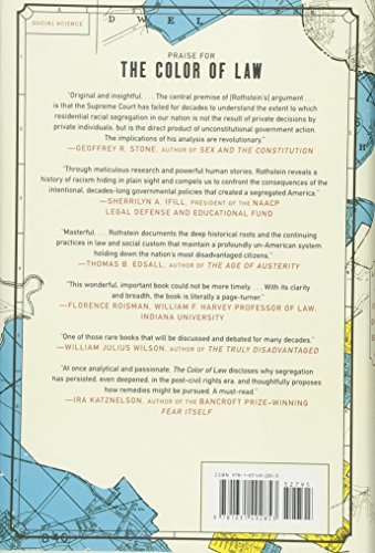 The Color of Law: A Forgotten History of How Our Government Segregated America