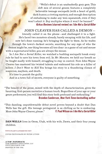 I Don't Want to Kill You (John Cleaver, 3)
