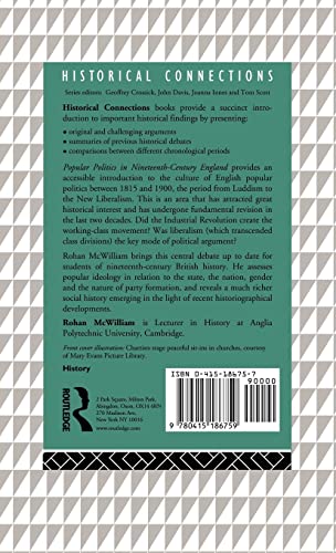 Popular Politics in Nineteenth Century England (Historical Connections)
