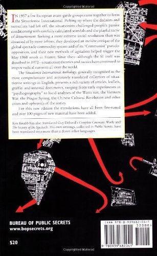 Situationist International Anthology — back cover