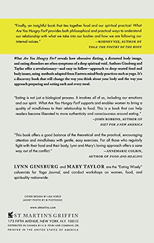 What Are You Hungry For?: Women, Food, and Spirituality