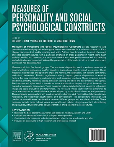 Measures of Personality and Social Psychological Constructs