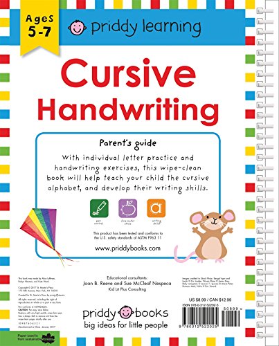 Wipe Clean Workbook: Cursive Handwriting: Ages 5-7; wipe-cle