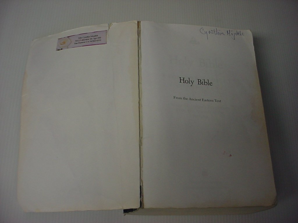 Holy Bible: From the Ancient Eastern Text by George M. Lamsa