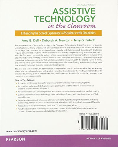 Assistive Technology in the Classroom: Enhancing the School Experiences of Students with Disabilities (2nd Edition)