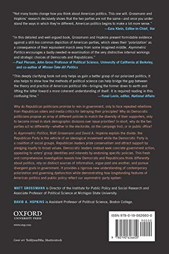 Asymmetric Politics: Ideological Republicans and Group Interest Democrats