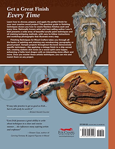Finishing Techniques for Wood Crafters: Essential Methods with Acrylics, Oils, and More (Fox Chapel Publishing) Learn How to Choose, Prepare, & Apply the Perfect Finish for Your Creative Wood Projects
