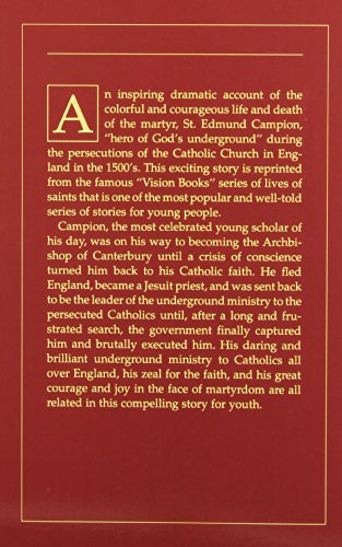 Edmund Campion: Hero of God's Underground (Vision Books) by