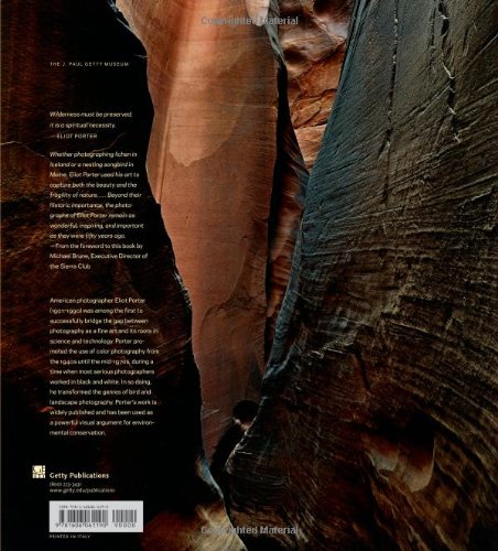 Eliot Porter: In the Realm of Nature — back cover