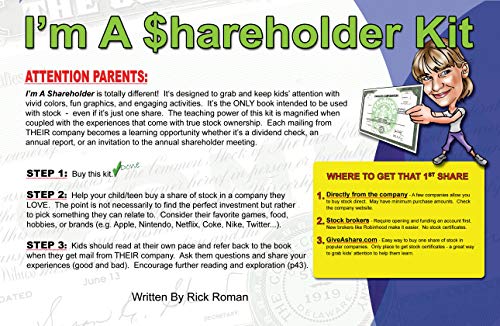 I'm A Shareholder Kit: The Basics About Stocks - For Kids/Te