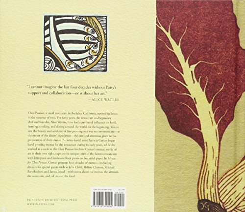 Menus for Chez Panisse — back cover