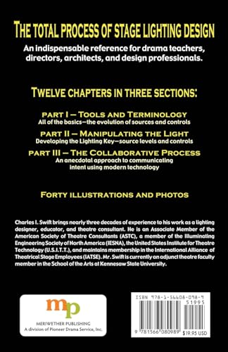 Introduction to Stage Lighting: The Fundamentals of Theatre Lighting Design — back cover