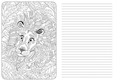 A Coloring Journal Fox