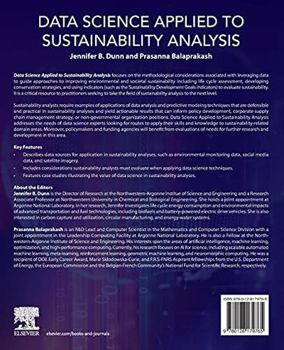 Data Science Applied to Sustainability Analysis