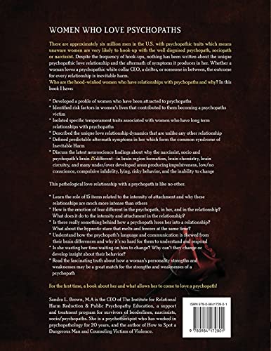 Women Who Love Psychopaths: Inside the Relationships of inevitable Harm With Psychopaths, Sociopaths & Narcissists