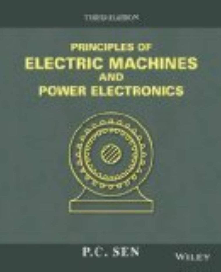 Principles of Electric Machines and Power Electronics — back cover