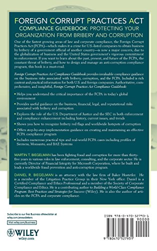 Foreign Corrupt Practices Act Compliance Guidebook: Protecting Your Organization from Bribery and Corruption