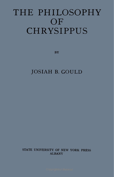 Philosophy of Chrysippus