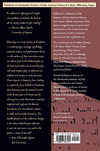Through a Glass Darkly: Reflections on Personal Identity in Early America (Published by the Omohundro Institute of Early American History and Culture and the University of North Carolina Press)