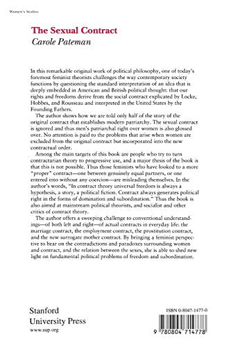 The Sexual Contract — back cover