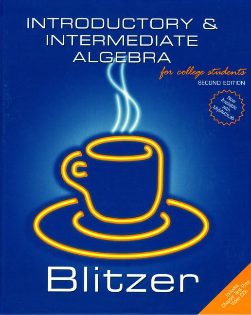 Introductory And Intermediate Algebra For College Students