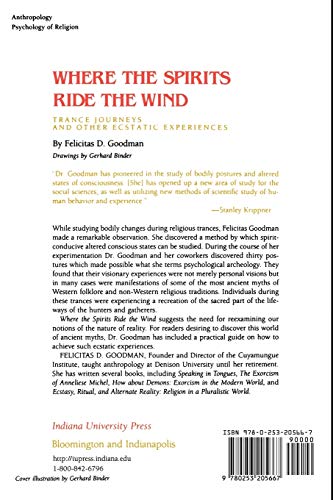 Where the Spirits Ride the Wind: Trance Journeys and Other Ecstatic Experiences — back cover