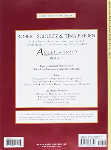 Accelerando, Book 3 (Robert Schultz Piano Library, 3)