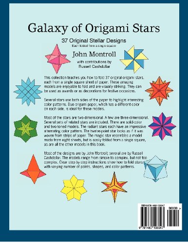 Galaxy of Origami Stars: 37 Original Stellar Designs