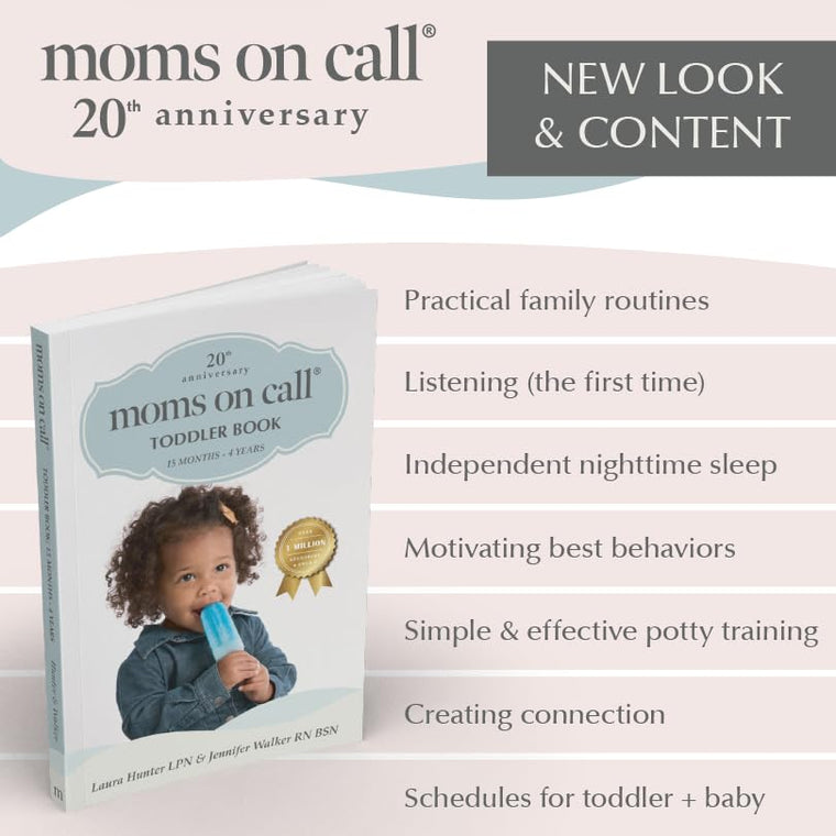 Moms on Call Toddler Book 15 Months-4 Years Parenting Book 3 of 3 20th Anniversary Edition (Moms on Call Parenting Books) — back cover