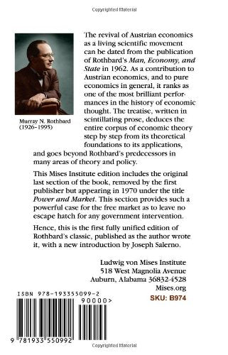 Man, Economy, and State with Power and Market, Scholars Edition