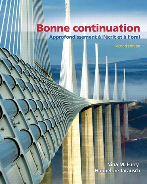 Bonne Continuation: Approfondissement l'crit et l'oral