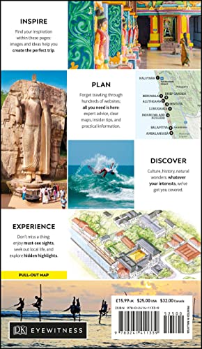 DK Eyewitness Sri Lanka (Travel Guide) — back cover
