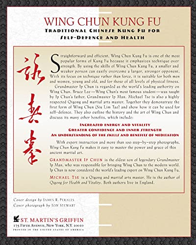 Wing Chun Kung Fu: Traditional Chinese Kung Fu for Self-Defe