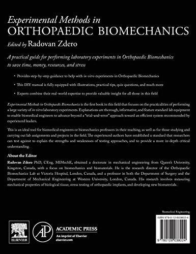 Experimental Methods in Orthopaedic Biomechanics
