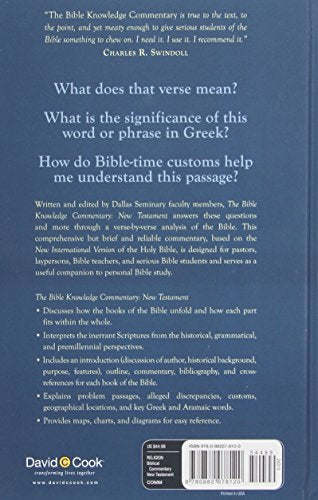 Bible Knowledge Commentary: New Testament by Barbieri Jr., L