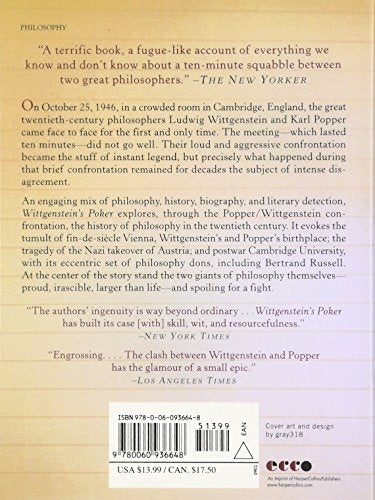 Wittgenstein's Poker: The Story of a Ten-Minute Argument Between Two Great Philosophers