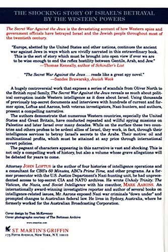 The Secret War Against the Jews: How Western Espionage Betrayed The Jewish People