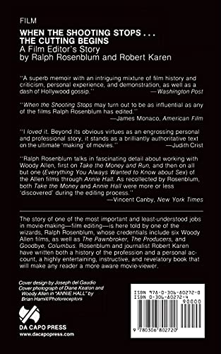 When the Shooting Stops the Cutting Begins (Da Capo Paperback)