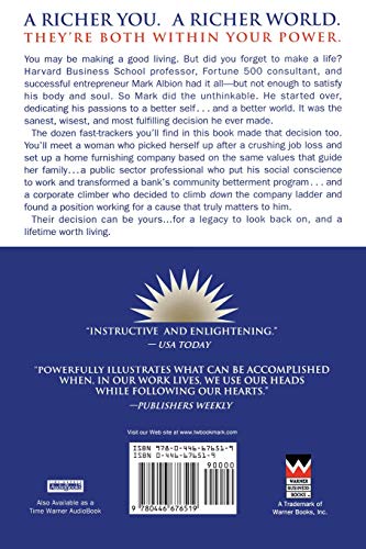 Making a Life, Making a Living: Reclaiming Your Purpose and
