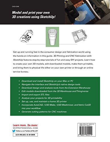 3D Printing and CNC Fabrication with SketchUp