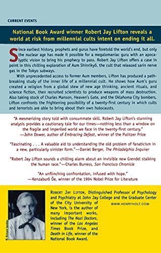 Destroying the World to Save It: Aum Shinrikyo, Apocalyptic Violence, and the New Global Terrorism