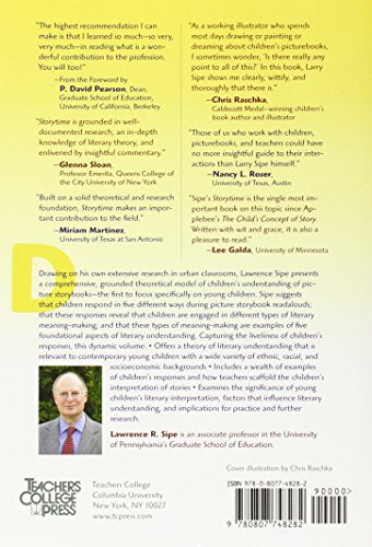 Storytime: Young Children's Literary Understanding in the Classroom (Language and Literacy Series) — back cover