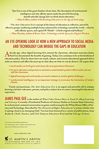 The Anti-Education Era: Creating Smarter Students through Digital Learning