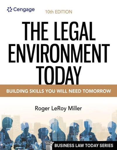 The Legal Environment Today (MindTap Course List)