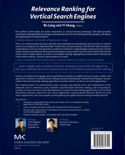 Relevance Ranking for Vertical Search Engines