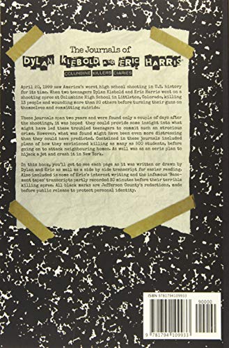 The Journals of Dylan Klebold and Eric Harris: Columbine Killers Diaries