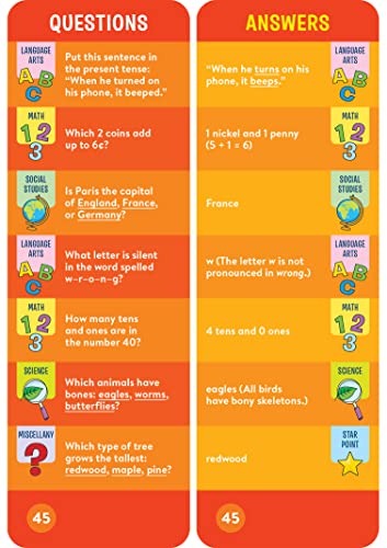 Brain Quest 2nd Grade Smart Cards Revised 5th Edition