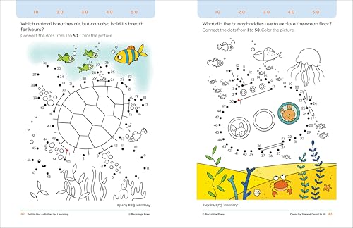 Dot-to-Dot Activities for Learning: Practice the Alphabet and Count to 100